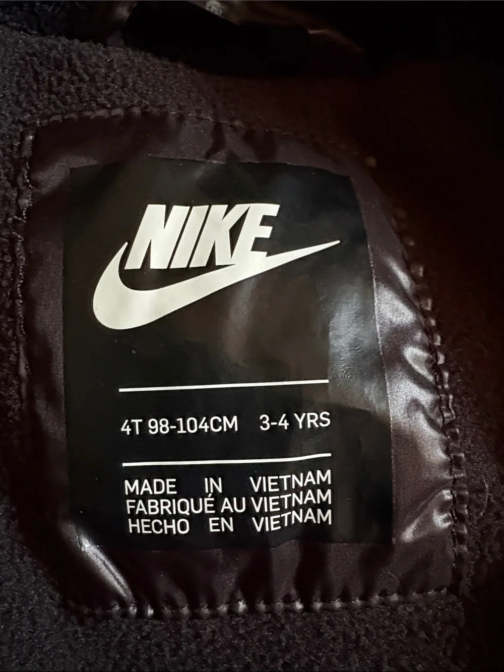 Nike winter coat 4T